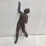 escultura antiga de bronze, sem garantia Qualquer duvida entrar em contato pelo whatsaap: 11948723970 ou pelo nosso email: loucoporantiguidades@gmail.com. OBS: A sua participação em nosso leilão ajuda em causas animais.