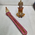 Incensário Ornamental. Qualquer duvida entrar em contato pelo whatsaap: 11948723970 ou pelo nosso email: loucoporantiguidades@gmail.com. OBS: A sua participação em nosso leilão ajuda em causas animais.
