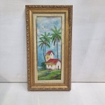 Quadro pintura OST de Casa na Praia. Qualquer duvida entrar em contato pelo whatsaap: 11948723970 ou pelo nosso email: loucoporantiguidades@gmail.com. OBS: A sua participação em nosso leilão ajuda em causas animais.