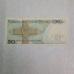 Cédula polonesa de 50 Zlotch.