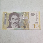 cedula de 10 dinares da sérvia. Qualquer duvida entrar em contato pelo whatsaap: 11948723970 ou pelo nosso email: loucoporantiguidades@gmail.com. OBS: A sua participação em nosso leilão ajuda em causas animais.