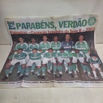 Poster Palmeiras Campeão da Série B 2003. Qualquer duvida entrar em contato pelo whatsaap: 11948723970 ou pelo nosso email: loucoporantiguidades@gmail.com. OBS: A sua participação em nosso leilão ajuda em causas animais.