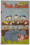 Gibi Raro O Pato Donald  Edição Nº 696 (Anos 60)  Editora Abril  Capa Sobrinhos Olhando Porcos