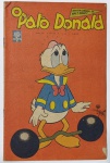 Gibi Raro O Pato Donald  Edição Nº 708 (Anos 60)  Editora Abril  Capa Donald Halterofilista