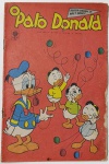 Gibi Raro O Pato Donald  Edição Nº 750 (1966)  Editora Abril  Capa Donald Emaranhado em Ioiôs
