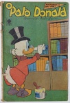Gibi Antigo O Pato Donald  Edição Nº 760 (1966)  Editora Abril  Capa Tio Patinhas Bibliotecário