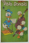 Gibi Raro O Pato Donald  Edição Nº 784 (1966)  Editora Abril  Capa Maestro com Taco de Beisebol