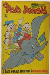 Gibi Raro O Pato Donald  Edição Nº 882 (1968)  Editora Abril  Capa com o Elefante Dumbo