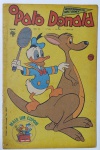 Gibi Raro O Pato Donald  Edição Nº 886 (1968)  Editora Abril  Capa Donald Jogando Tênis com Canguru
