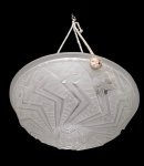 Plafon em video Art Deco assindado Schneider, França cerca de 1920