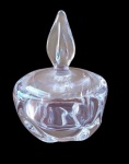 Caixa em cristal frances periodo Art deco, Daum  Nanci, assianda,  cerca de 1920, 14x10x10 cm