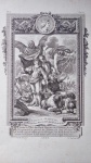 Gravura europeia século XVIII,  28 x 21 cm