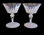 2 Calices de cristal Baccarat com a marca d'agua da cristalheria de Baccarat