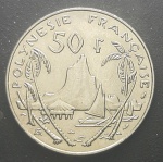 POLYNESIA  FRANCESA - 50 FRANCOS - FE - 1982