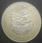 COSTA RICA - 100 COLONES - PRATA - 1979