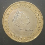 GIBRALTAR - 2 LIBRAS - ANO 2020 - FC