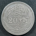 20 PIASTRES - 1916 - PRATA - FC