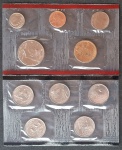 Envelope com Set Estados Unidos 2002 - 10 Moedas Letra D Lacradas - Incluso Moedas Comemorativas - com Certificado