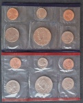 Envelope com Set Estados Unidos 1992 - 10 Moedas Letra D e P Lacradas - Incluso Moedas Comemorativas - com Certificado