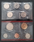 ESTADOS UNIDOS - DUAS CARTELA DE 2005 COM 10 MOEDAS - FC - DENVER - COM CERTIFICADO