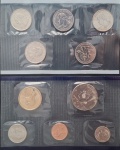 ESTADOS UNIDOS - DUAS CARTELA DE 2003 COM 10 MOEDAS -FC - PHILADELPHIA