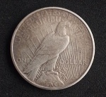 Estados Unidos - 1 Dolar 1925 - KM 150 - Prata (0,900) - 26,73g - 38,1mm - Dólar da Paz .