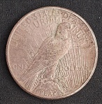 Estados Unidos - 1 Dolar 1922 - KM 150 - Prata (0,900) - 26,73g - 38,1mm - Dólar da Paz .