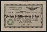 ALEMANHA - NOTGELD - 10 MILHÕES DE MARK - 1923 - MBC