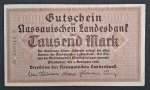 ALEMANHA - NOTGELD - 1000 MARK - 1922 - SOBERBA