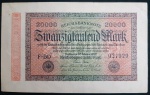 ALEMANHA - 20.000 MARCOS - 1923 - MBC