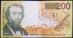 BELGICA - 200 FRANCOS  - SOBERBA