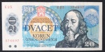 CHECOSLOVAQUIA - 20 KORUN - MBC - 1988
