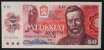 CHECOSLOVAQUIA - 50 KORUN - MBC - 1987