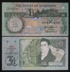 GUERNSEY - 1 LIBRA - FE