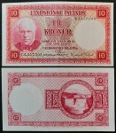 ISLANDIA - 10 KRONUR - 1928 - FE