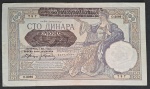 SÉRVIA - 1941 - 100 DINARES - MBC
