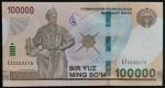 UZBEQUISTÃO - 100.000 SOM - FE