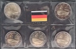 ALEMANHA - 2026 - BREMEN - COMEMORATIVA - Série completa com todas as letras de emissão A-D-F-G-J - FLOR DE CUNHO
