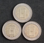ITALIA - 2025 - IUBILAEUM - COMEMORATIVA - 2 EUROS - 3 MOEDAS - FC