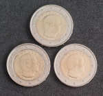 MONACO - 2024 - 2 EUROS - 3 MOEDAS - FC