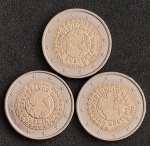 PORTUGAL - 2025 - DESENVOLVIMENTO SUSTENTÁVEL - COMEMORATIVA - 2 EUROS - 3 MOEDAS - FC