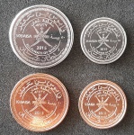 OMAN - SÉRIE COM 4 MOEDAS - FC