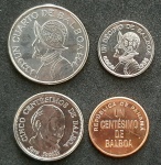 PANAMÁ - SÉRIE COM 4 MOEDAS - FC