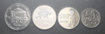 UZBEQUISTÃO - 4 MOEDAS DIFERENTES - FC