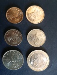 SÉRIE COM 7 MOEDAS  DA BULGÁRIA - FC