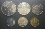 ESPANHA - 1982 - COPA DO MUNDO DE FUTEBOL - 6 MOEDAS DIFERENTES - FC