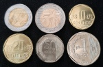 PERÚ - SÉRIE COM 6 MOEDAS