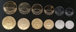 COSTA RICA - SÉRIE COM 6 MOEDAS - FC