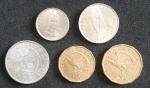 CHILE - 5 MOEDAS DIFERENTES - FC
