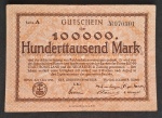ALEMANHA - 100.000 MARCOS 1923 - MBC